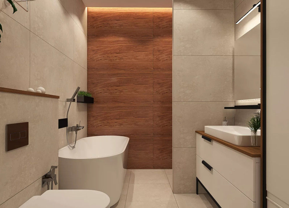 Дом в теплых тонах