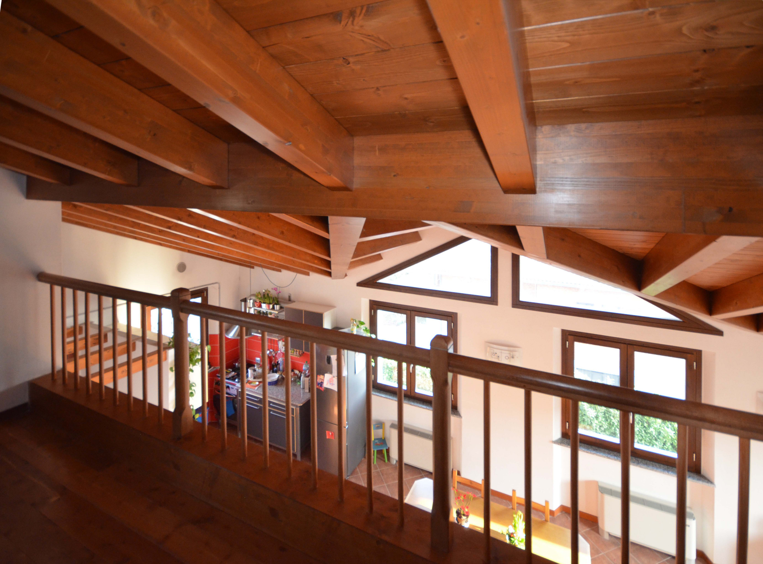 Recupero Sottotetto - copertura e soppalco in legno