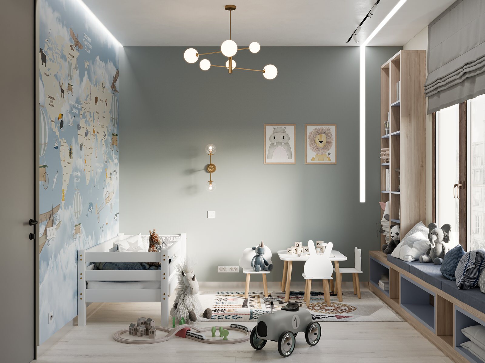 Проект Квартиры в современном стиле ЖК Петровская Коса