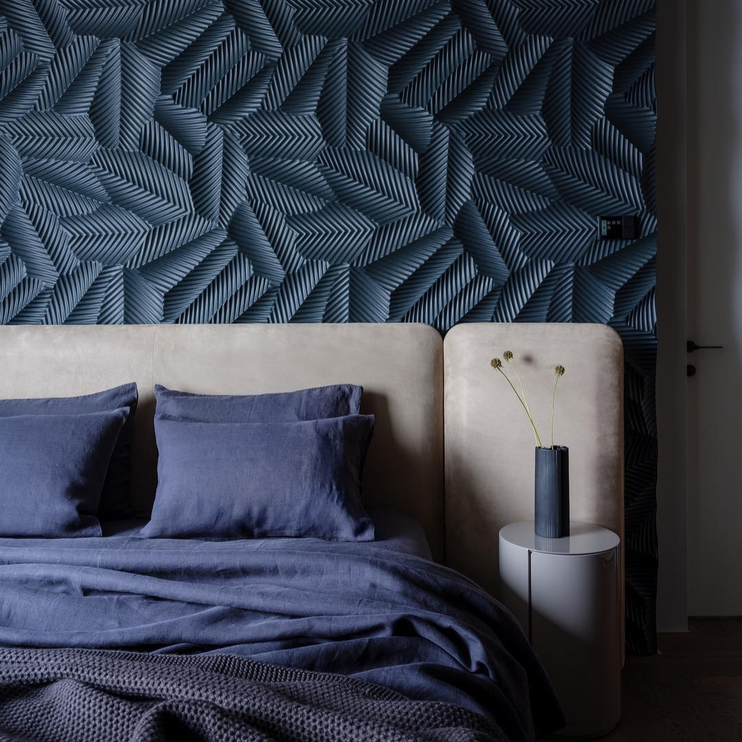 Создание и монтаж 3D панели "Листья"