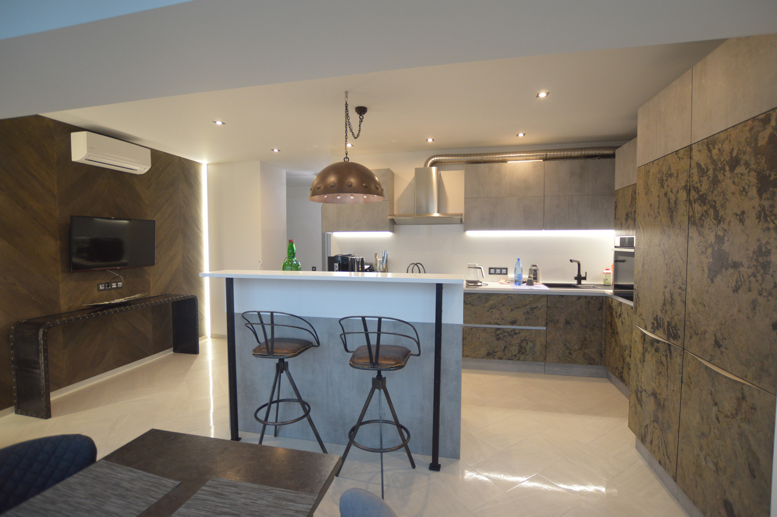 Кухня Бетон