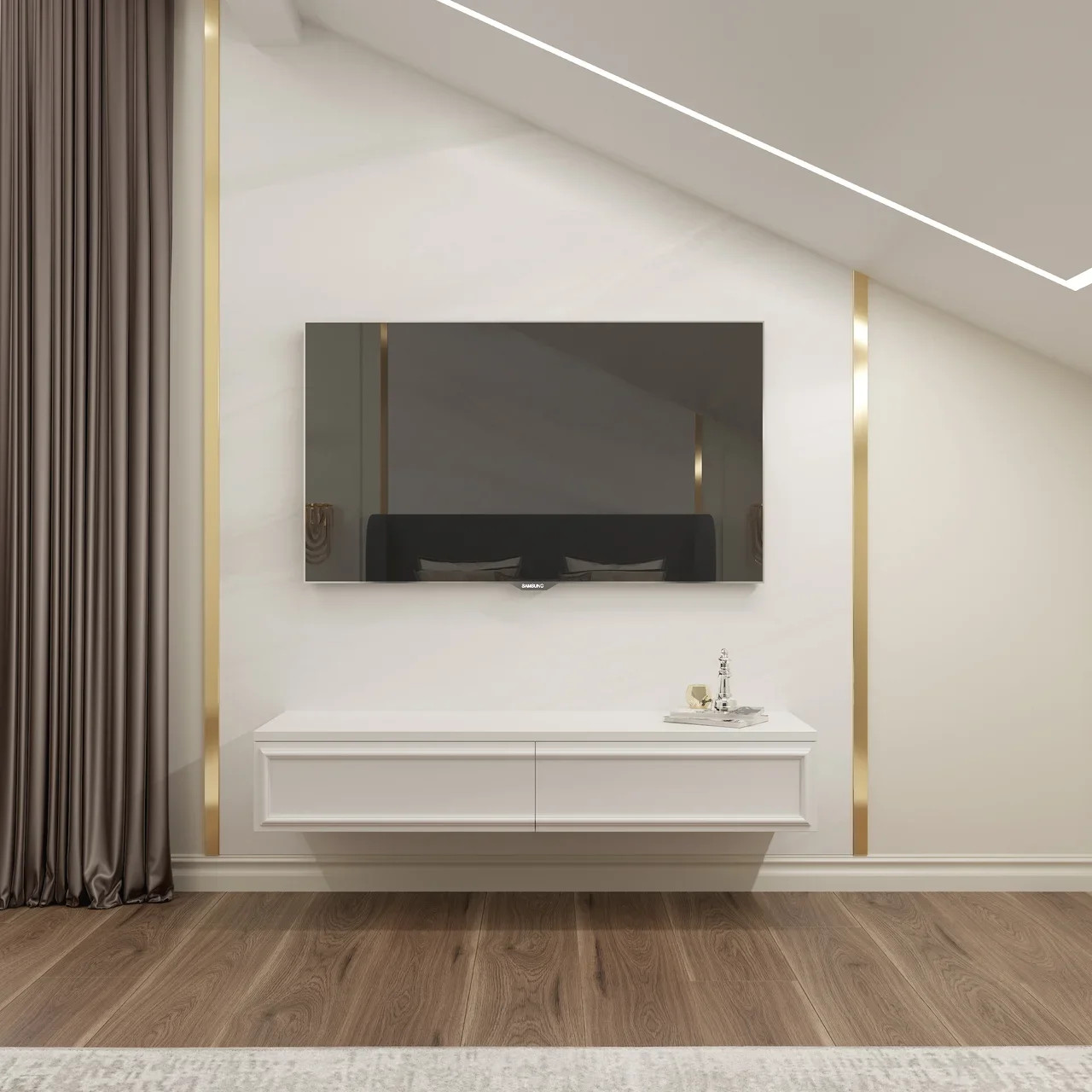 Частный дом, дизайн-проект неоклассика