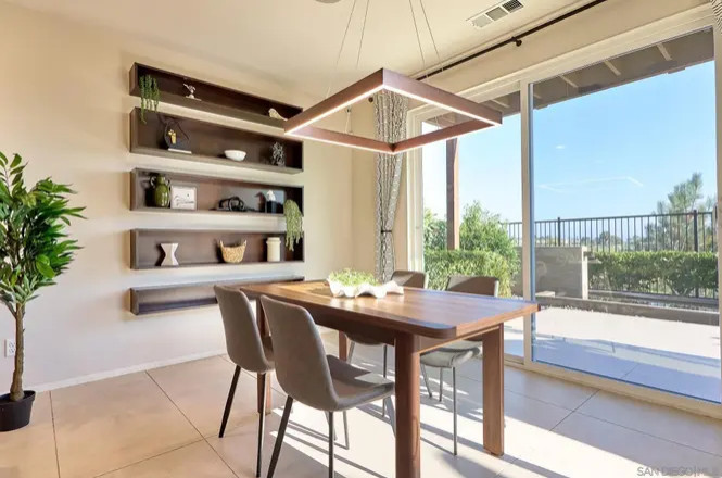 Inspiration for a dining room remodel in San Diego