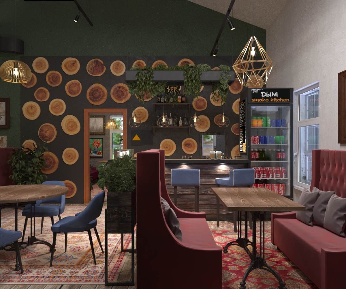 кафе ДЫМ в Шуваловском парке