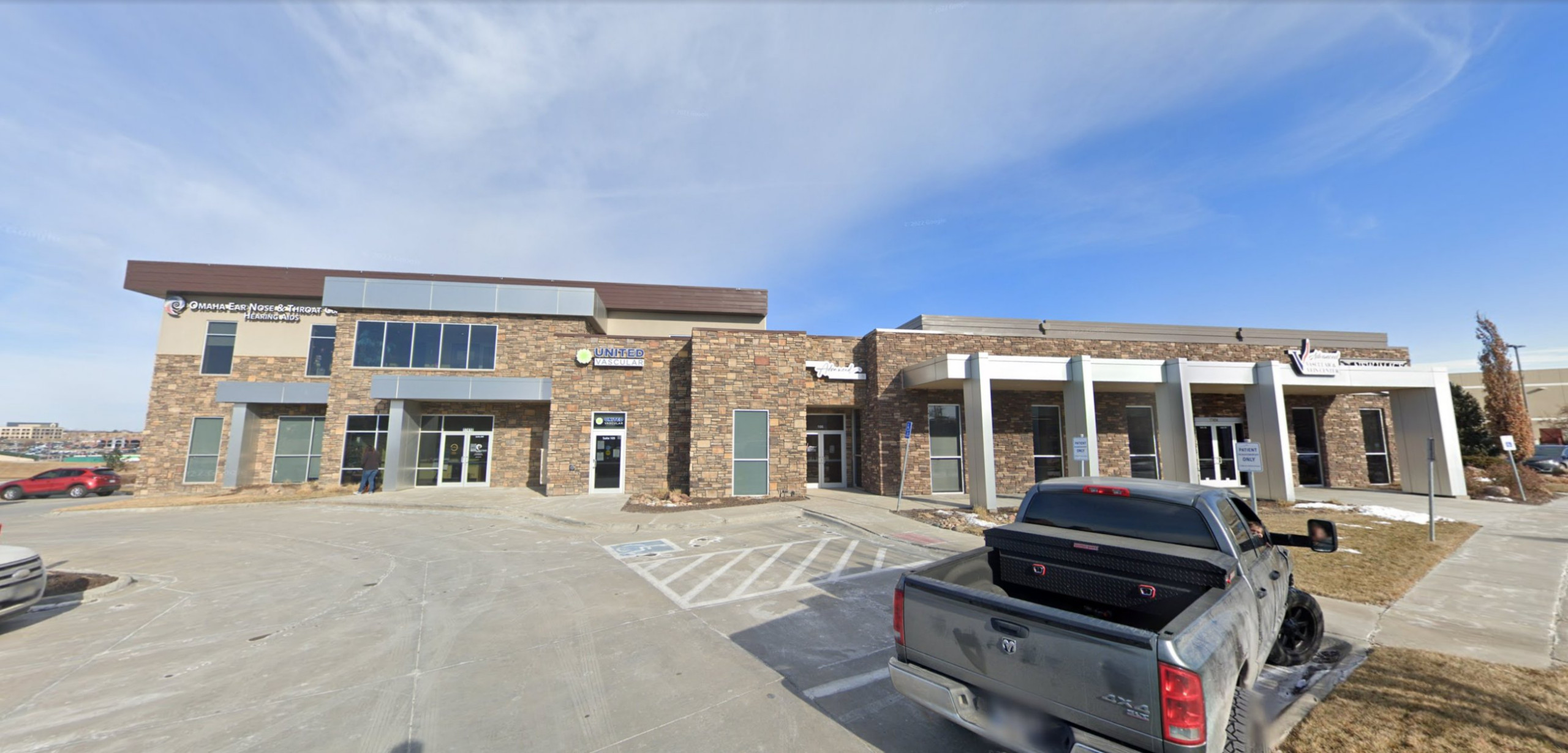 Village Pointe Medical office building front elevation, Omaha NE