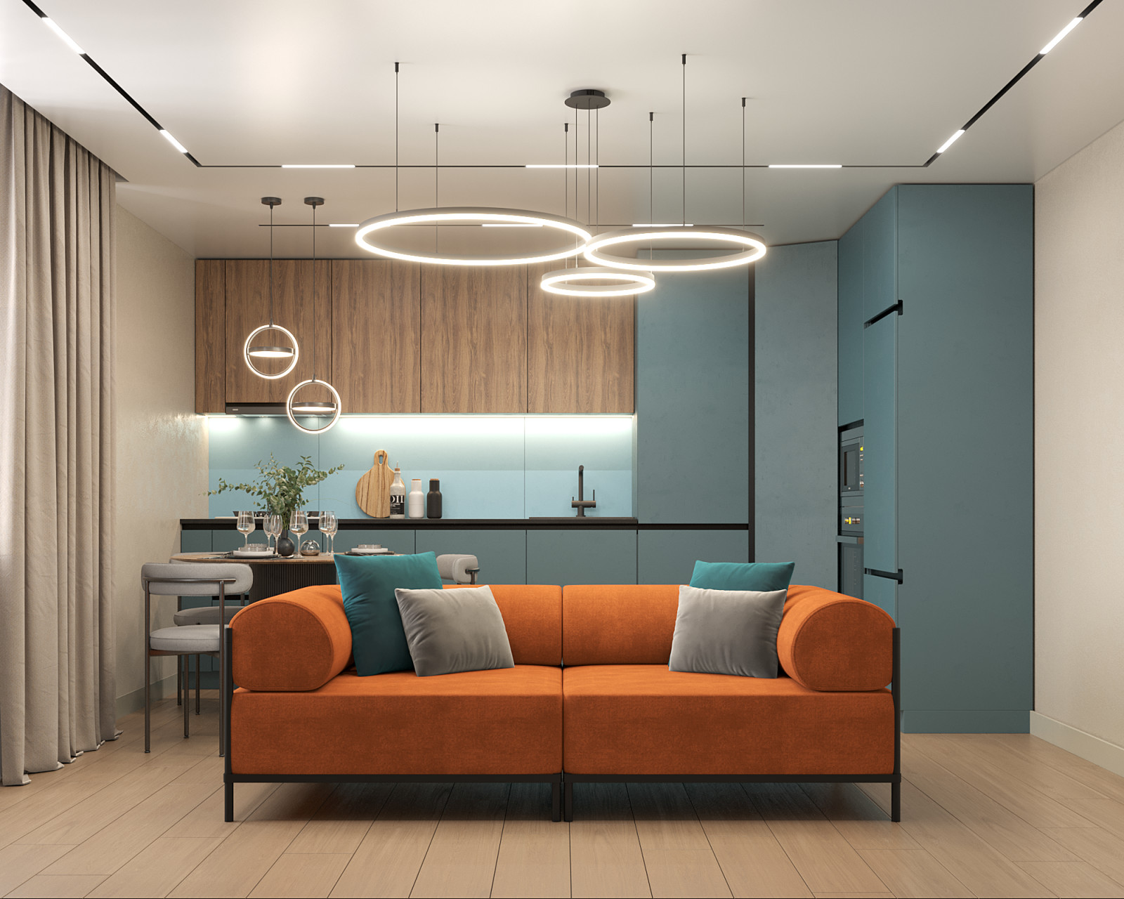 Кухня-гостиная