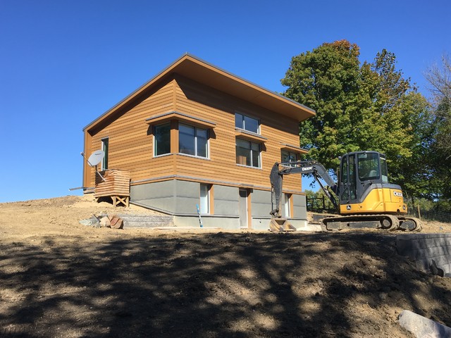 Net Zero Cabin Modern Exterior Chicago By Tom Bassett