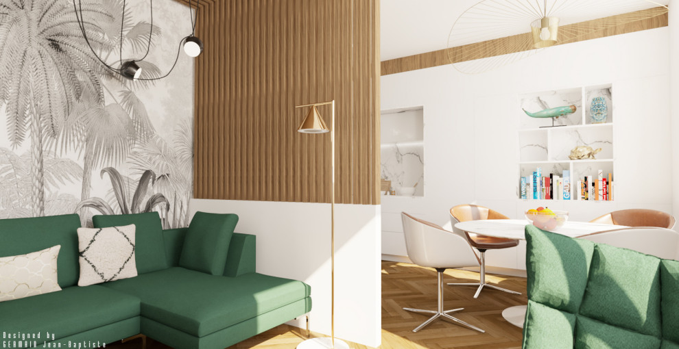 Aménagement d'intérieur- Salon , Cuisine et Salle à manger