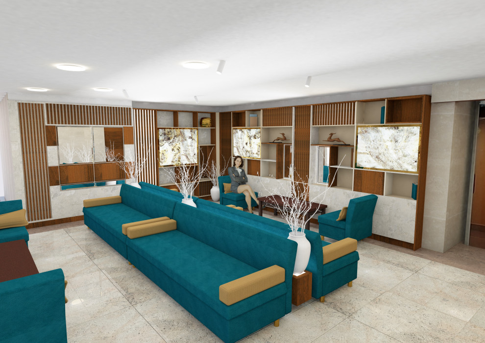 Проект холла отеля, 2020