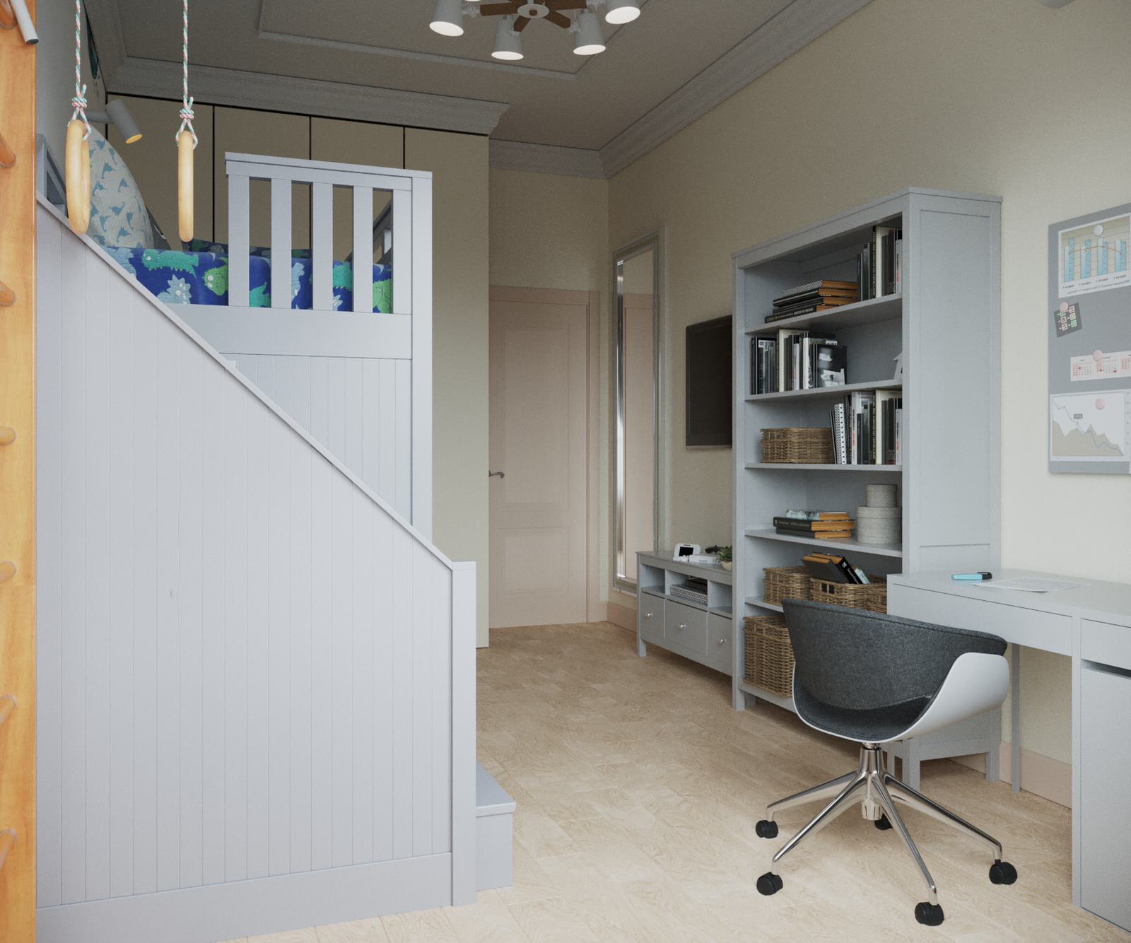 4-к квартира в Москве в пастельных тонах современной классики