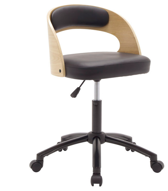 Ashwood Height Adjustable Chair, Black / Ashwood