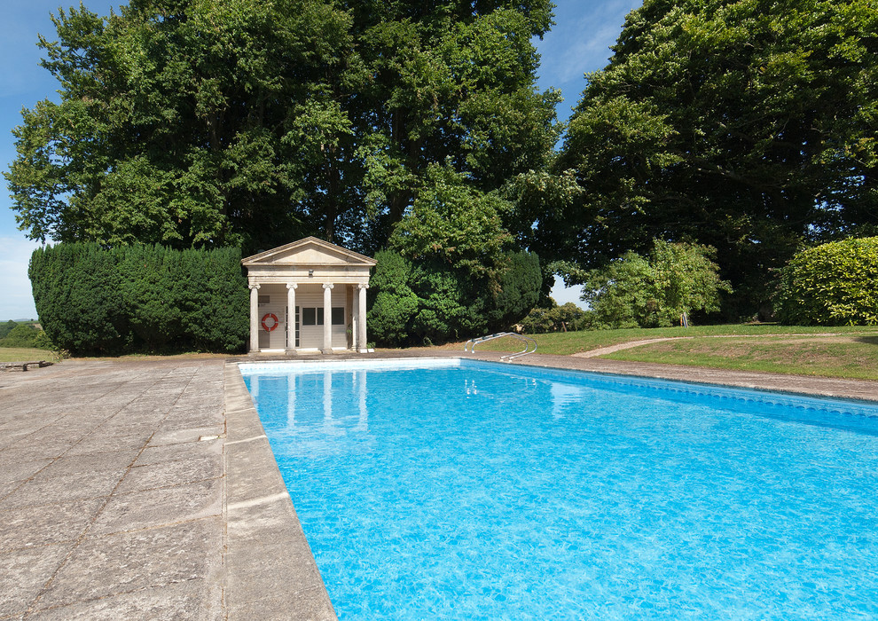 This is an example of a traditional pool in Devon.