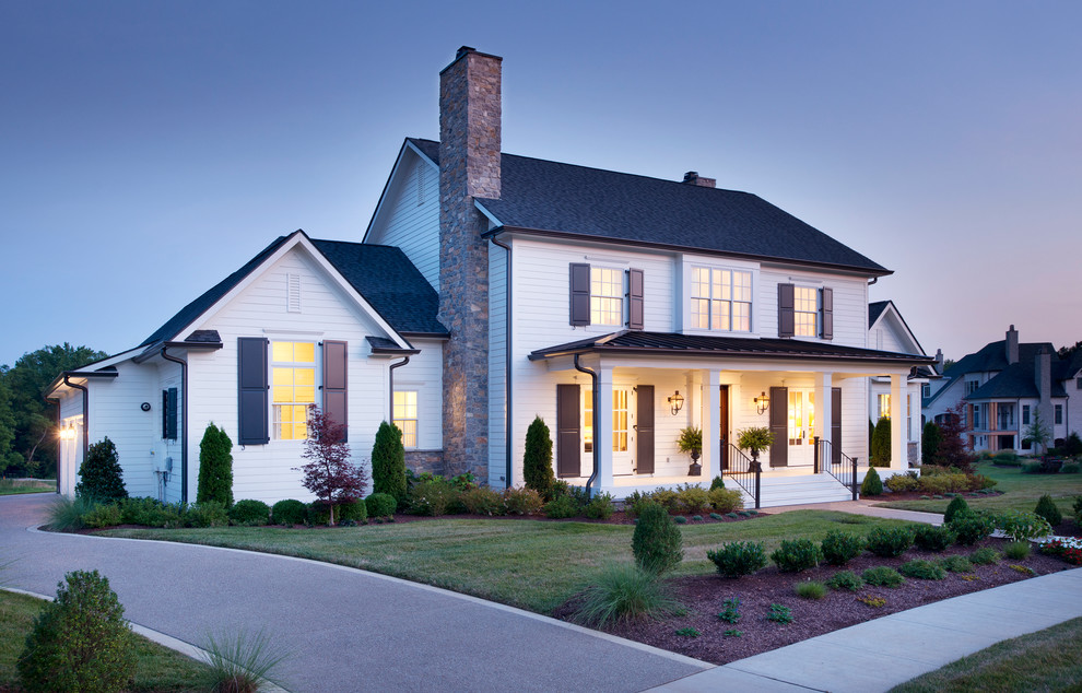 Tennessee Farm House Farmhouse Exterior Nashville by Scott