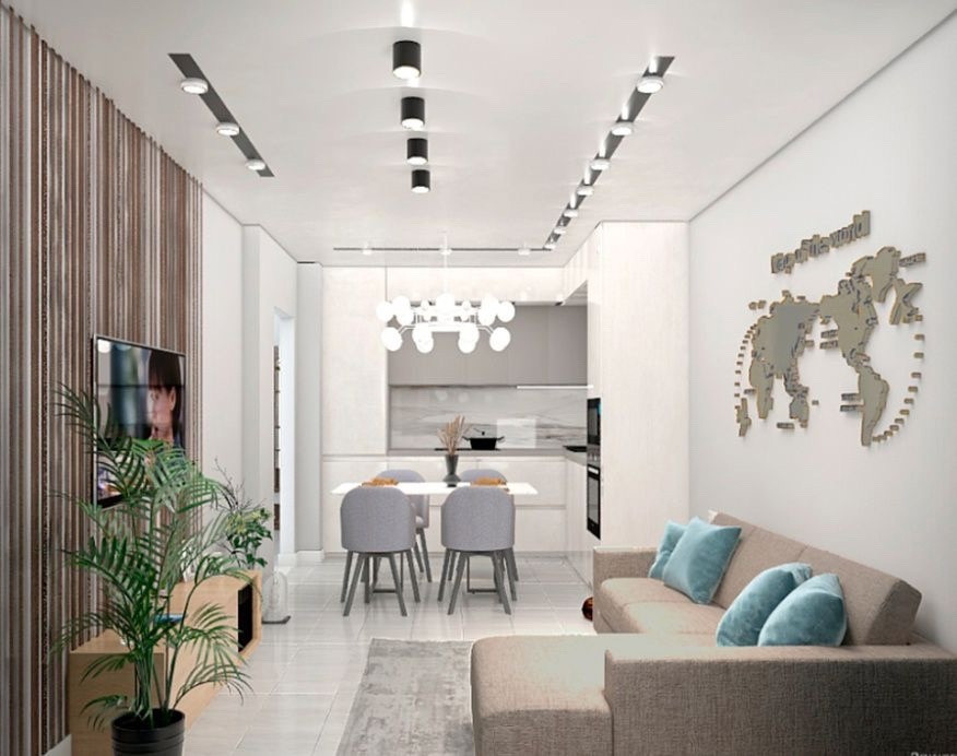 Дизайн-интерьера квартиры 91 кв/м