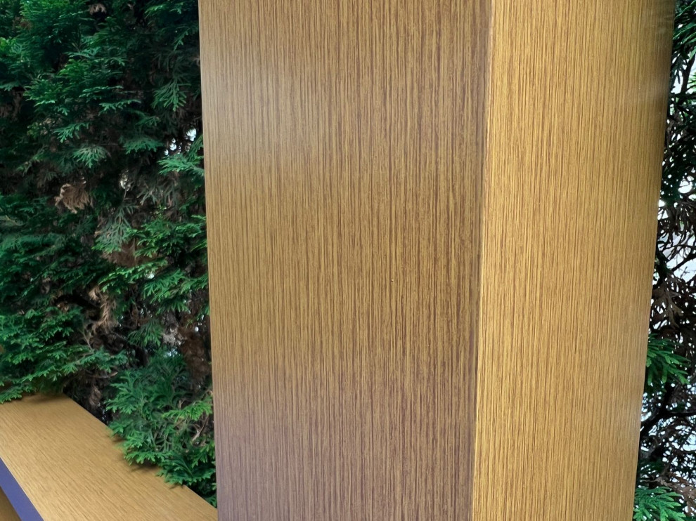 сдвижная биоклиматическая система, интеграция под цвет дерева