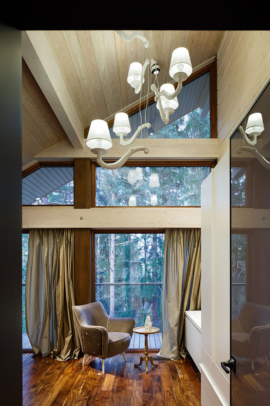 Загородный дом в Рощино. Фотографии.