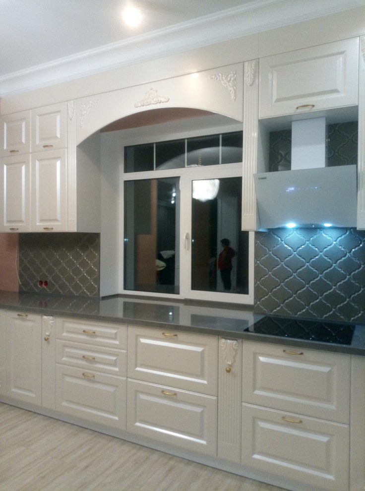 Кухня, столовая и гостиная