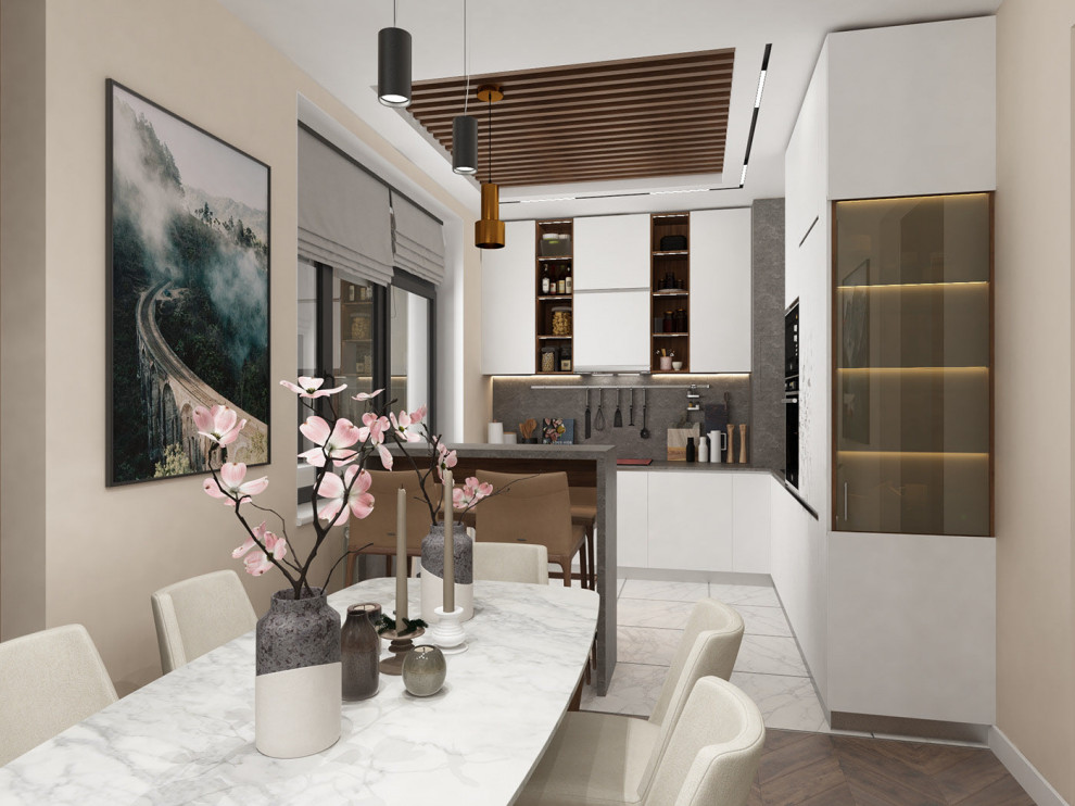 Квартира ЖК Достояние 100 м2 (Современный стиль)