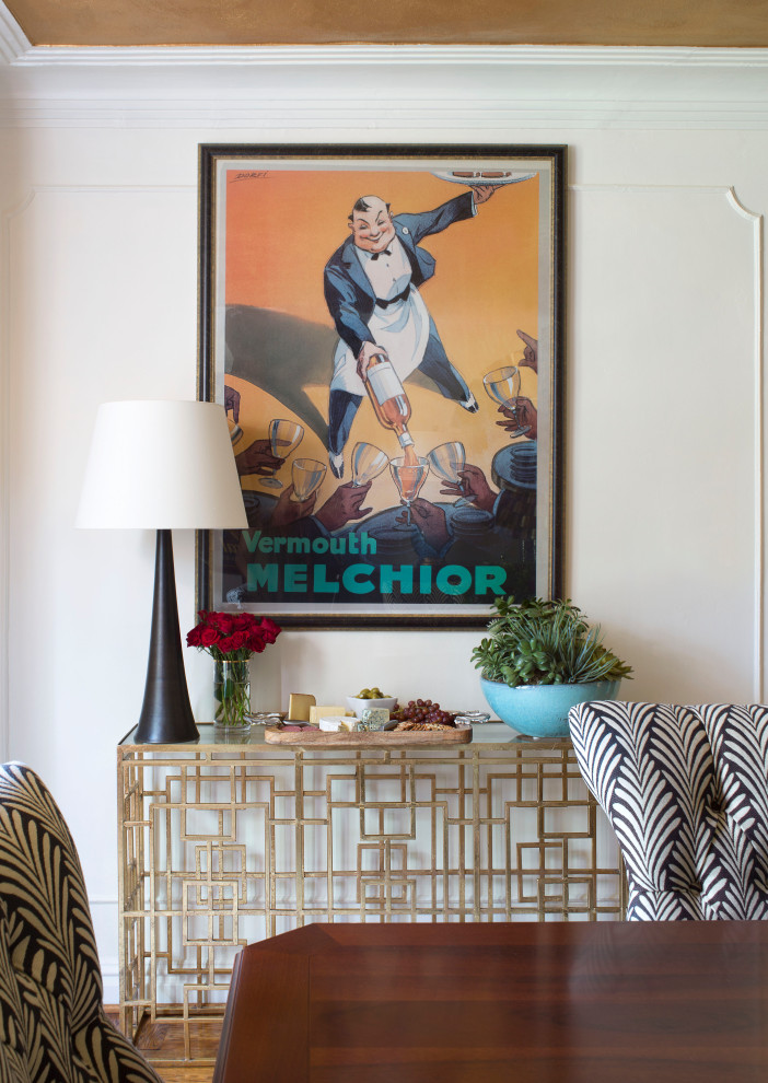 Vintage Poster Inspired Design - Traditional - Dining Room - St Louis ...