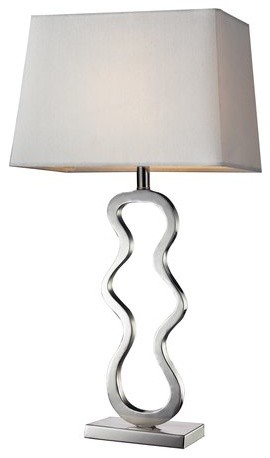 Dimond Lighting D2213 Sorrento Single-Light Table Lamp, in Chrome Finish