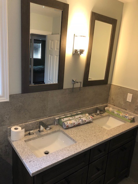 Major Bathroom Remodeling in 2 Oakville Bathrooms