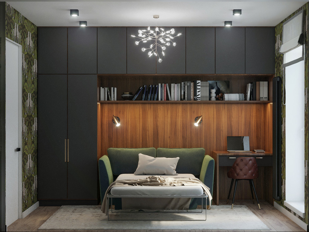 Дизайн проект квартиры 56 м2, Skyline, Казань, 2021г.