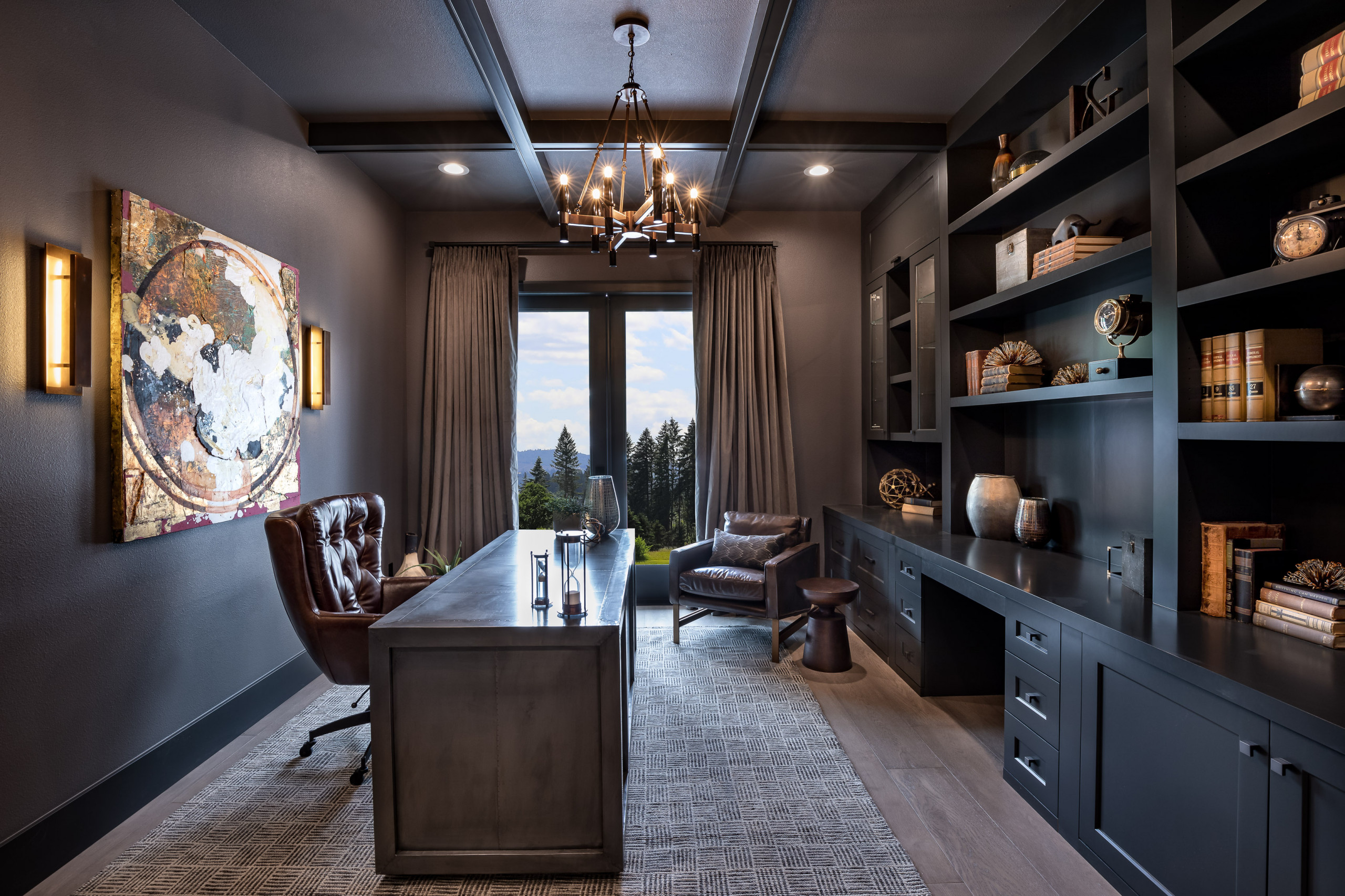 Creating a Masculine Home Office Design for Men