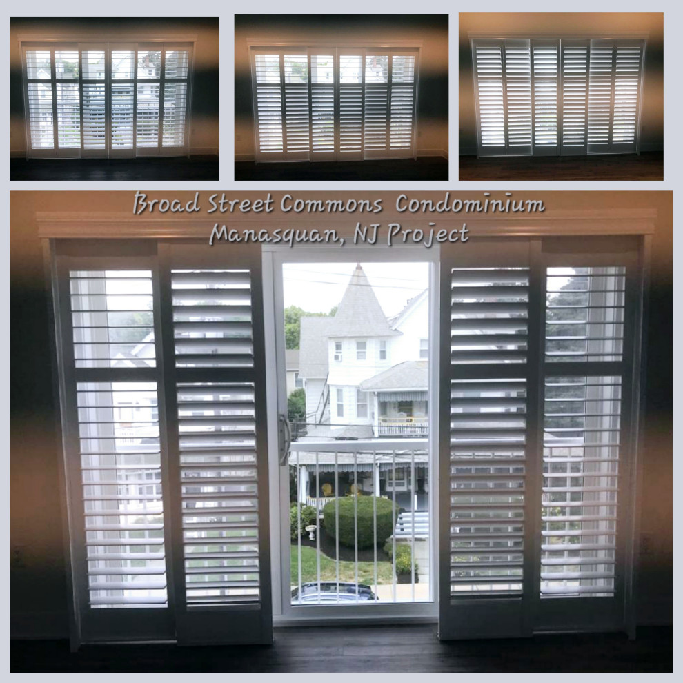PLANTATION SHUTTERS - CUSTOM SIZE SLIDERS -2024 PROJECT