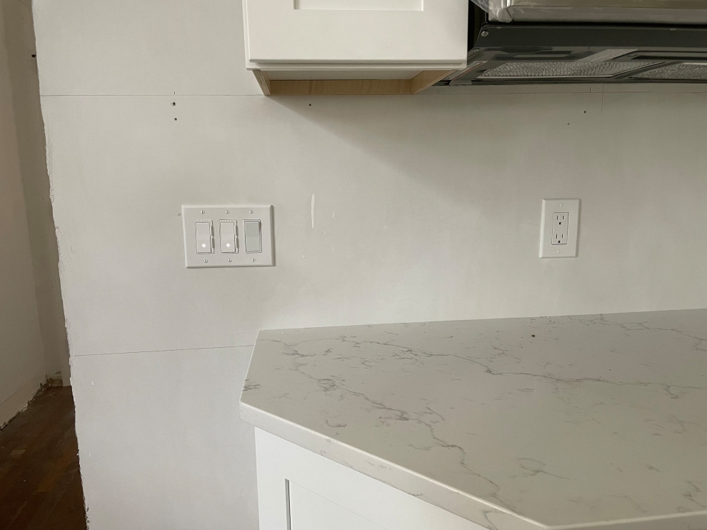Need help with how to terminate backsplash near ends