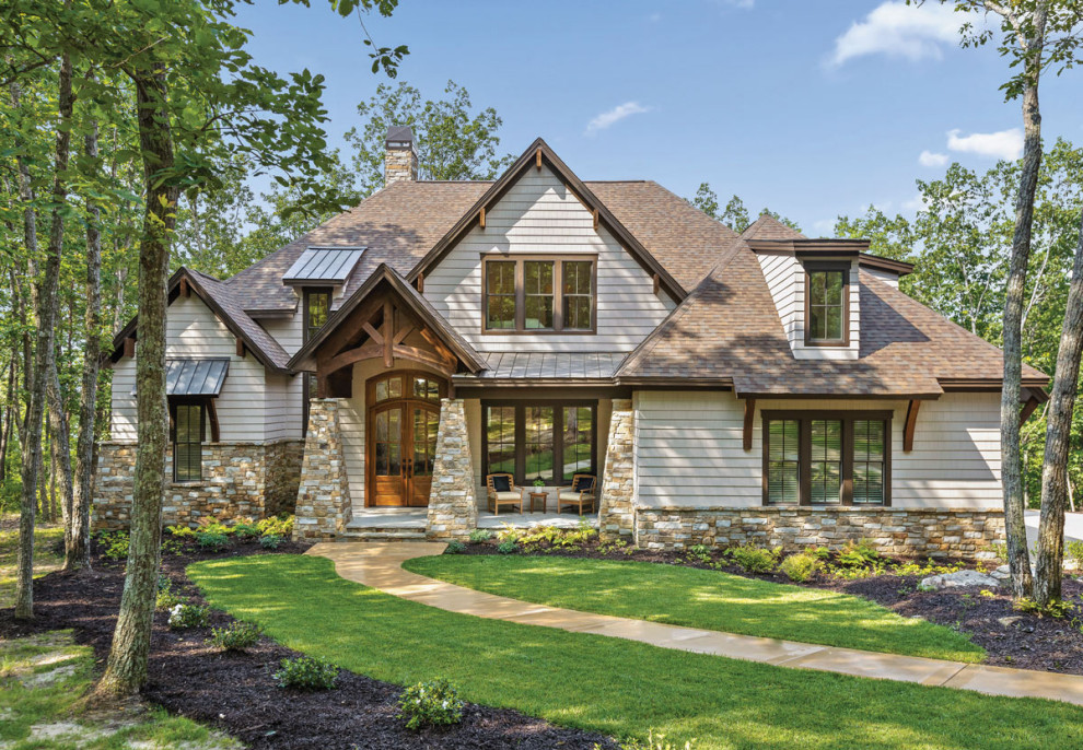 Natural Stone Veneer - Craftsman - Exterior - Atlanta - by Vining Stone ...