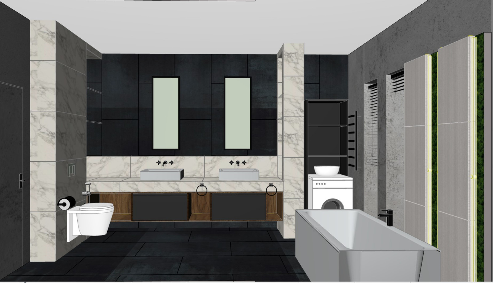 Одноэтажный дом 190 м2