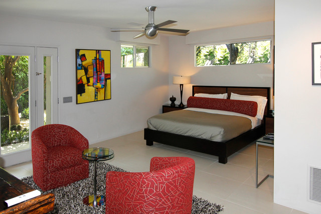 Deepwell mid-century-schlafzimmer