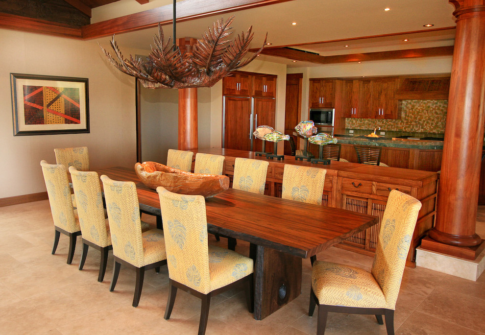 Kukio Resort Home Tropical Dining Room Hawaii by Fine Design