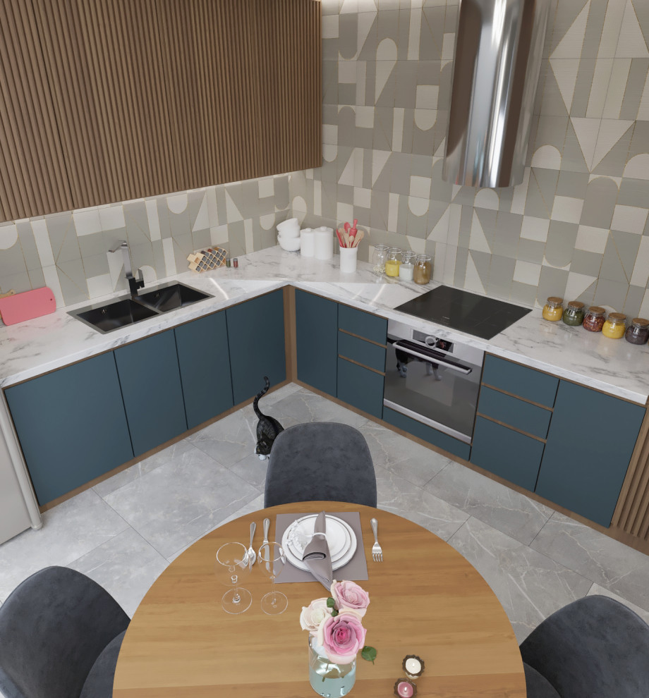 Яркая кухня для парня