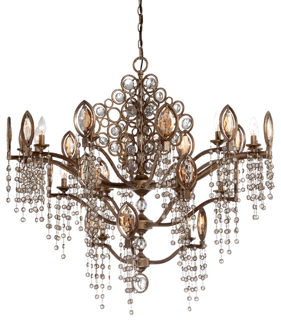 Chandelier 21 Light Bulb Fixture Bronze Tone Finish B10 42 Bronze Tone Finish B10