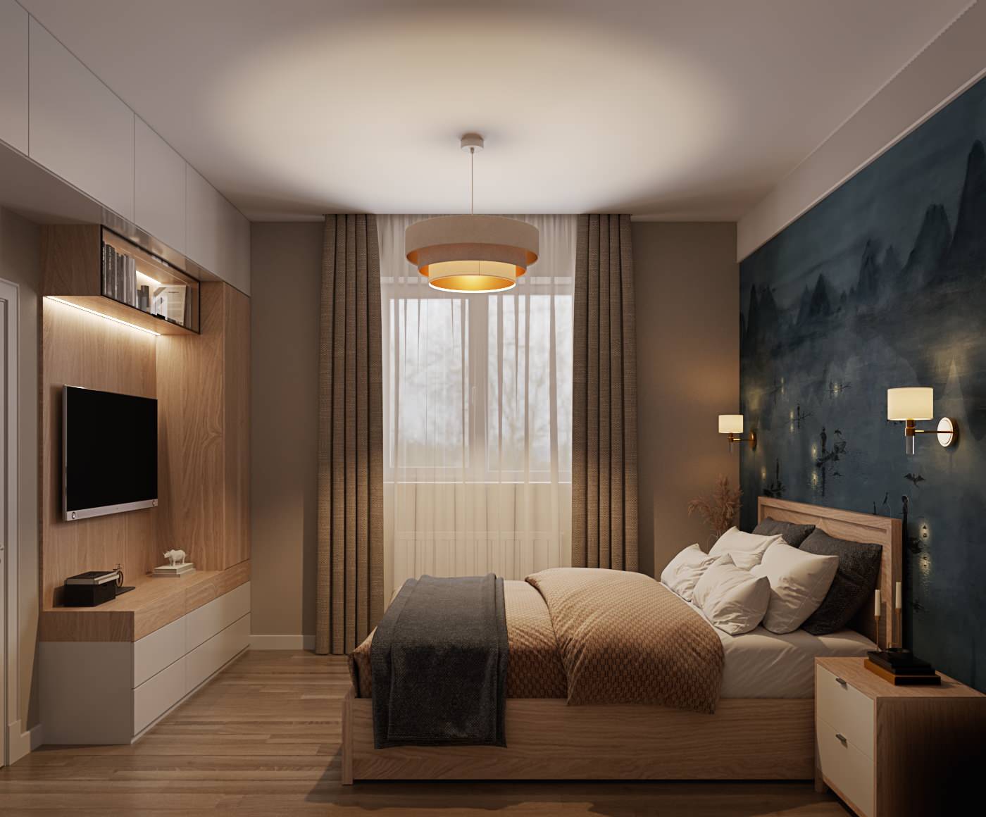 Одноэтажный дом в Подмосковье