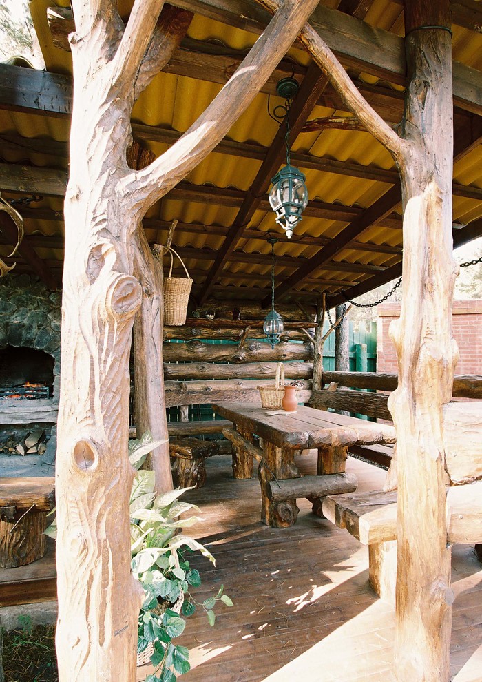 Сад в стиле кантри.