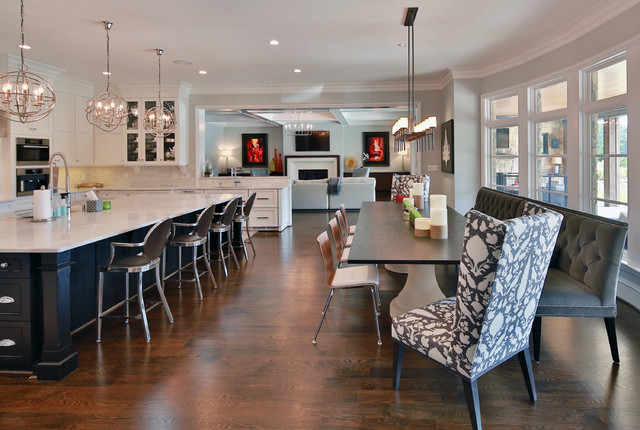 Transitional Kitchen nyklassisk-koek