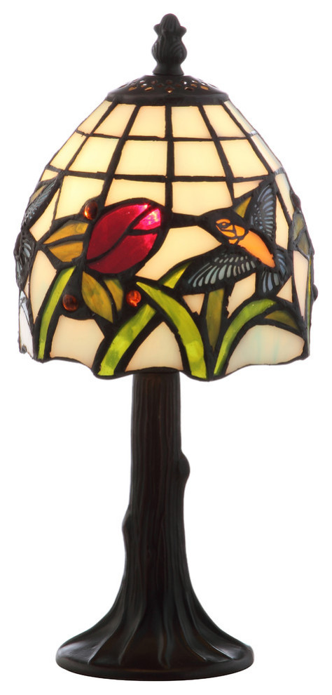 hummingbird tiffany table lamp