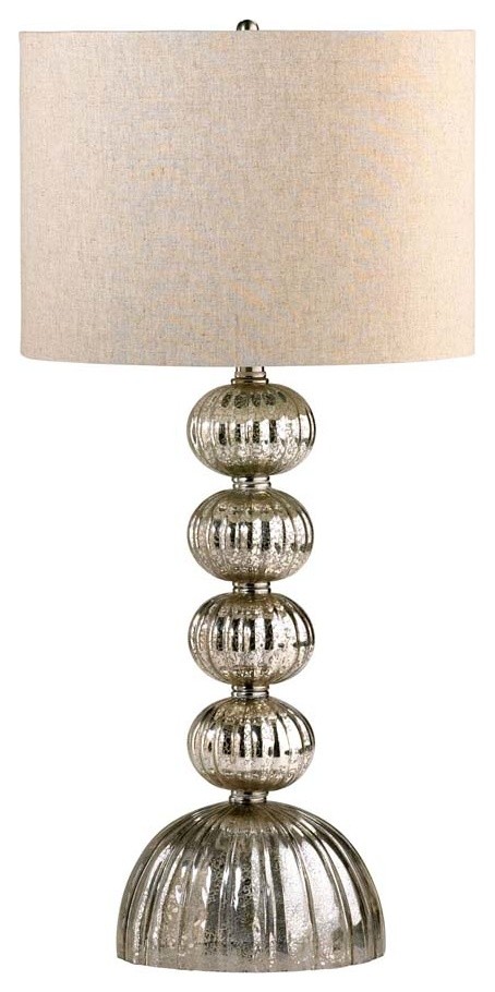 Cyan Design Cardinal Table Lamp, Mercury