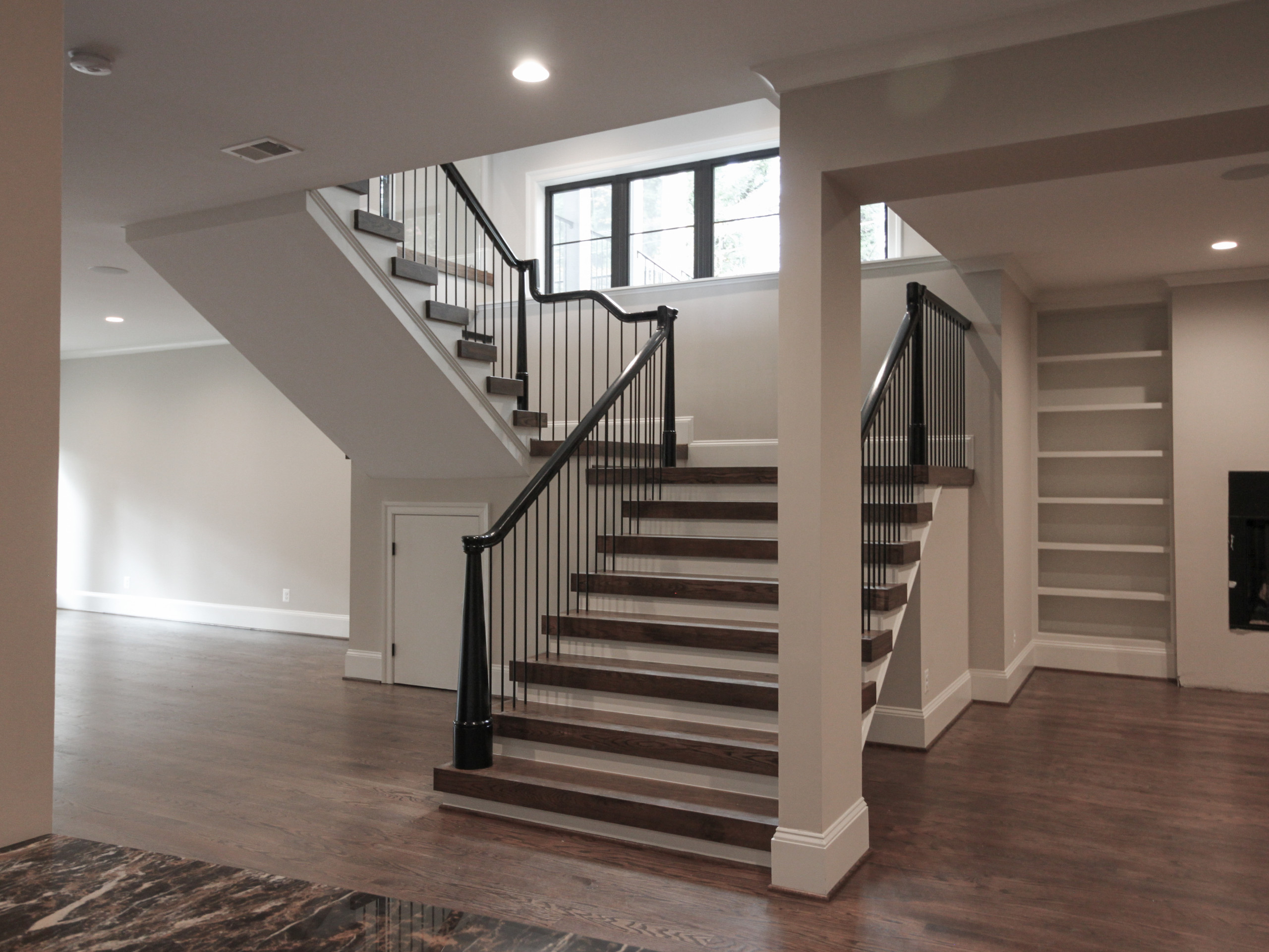 89_Eclectic and Edgy Staircase in French Contemporary Residence, McLean VA 2210