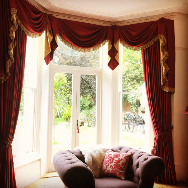 Victorian house window treatment Victorian Living Room Sussex