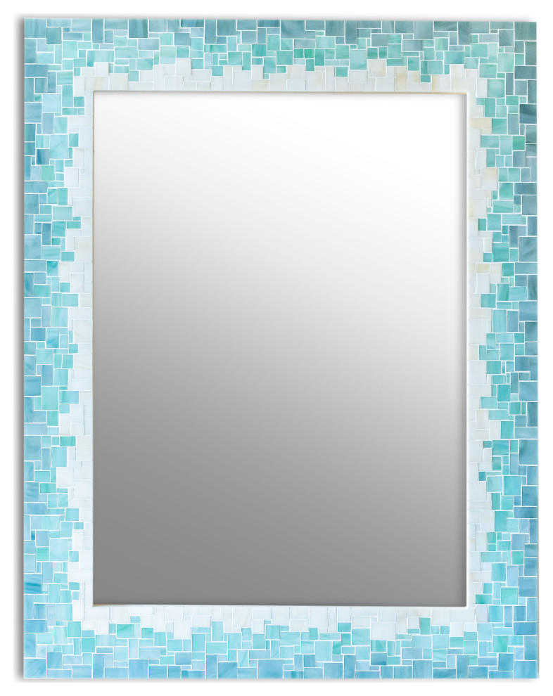 Gradient Mirror, 16x20 Beach Style Bathroom Mirrors by Live In Mosaics Houzz