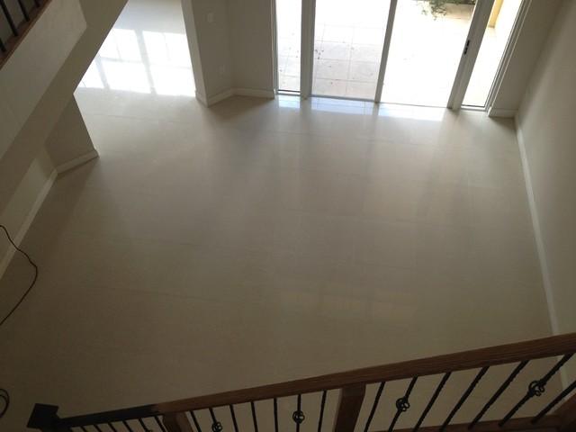 Porcelain Floor modern-vardagsrum