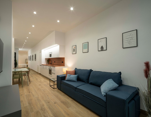Granada Apartamentos modern-vardagsrum