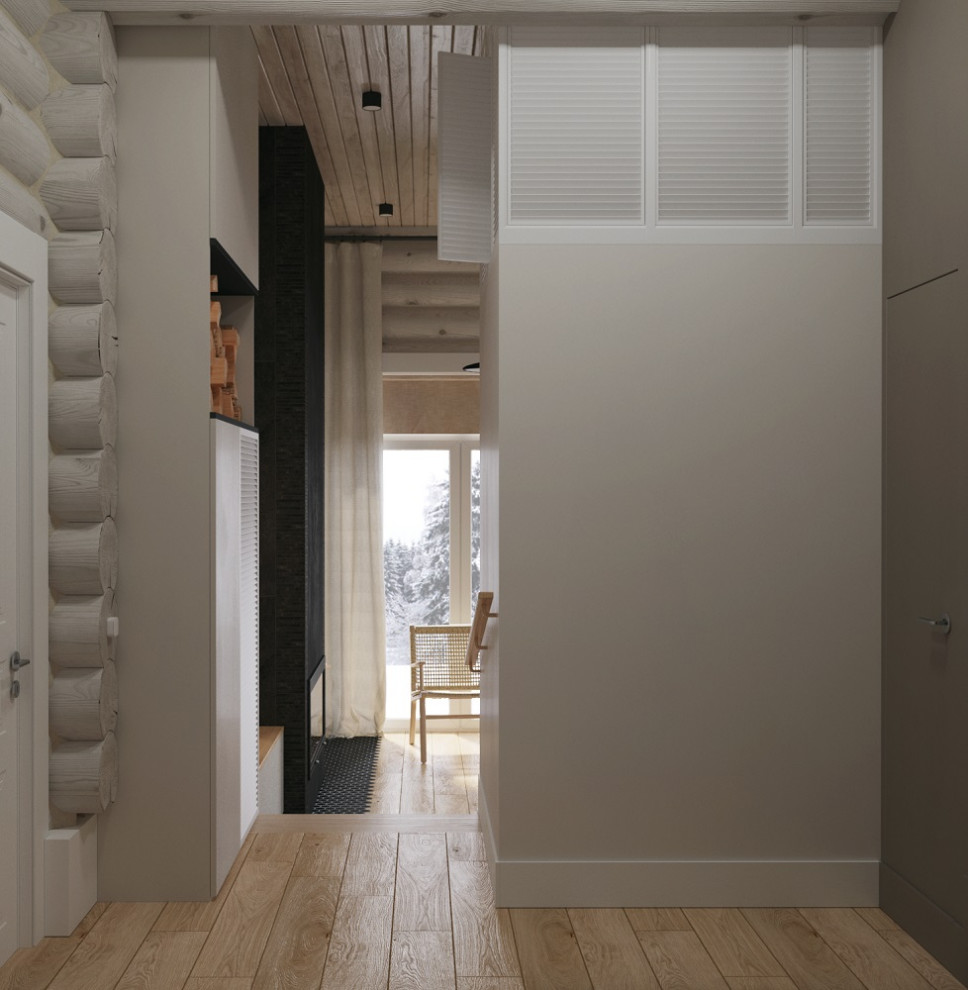 Дом из оцилиндрованного бревна г.Киров