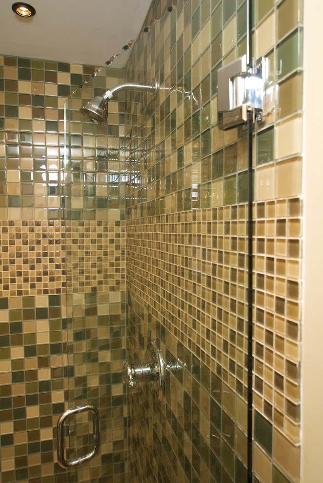 Williamsburg Glass tile shower