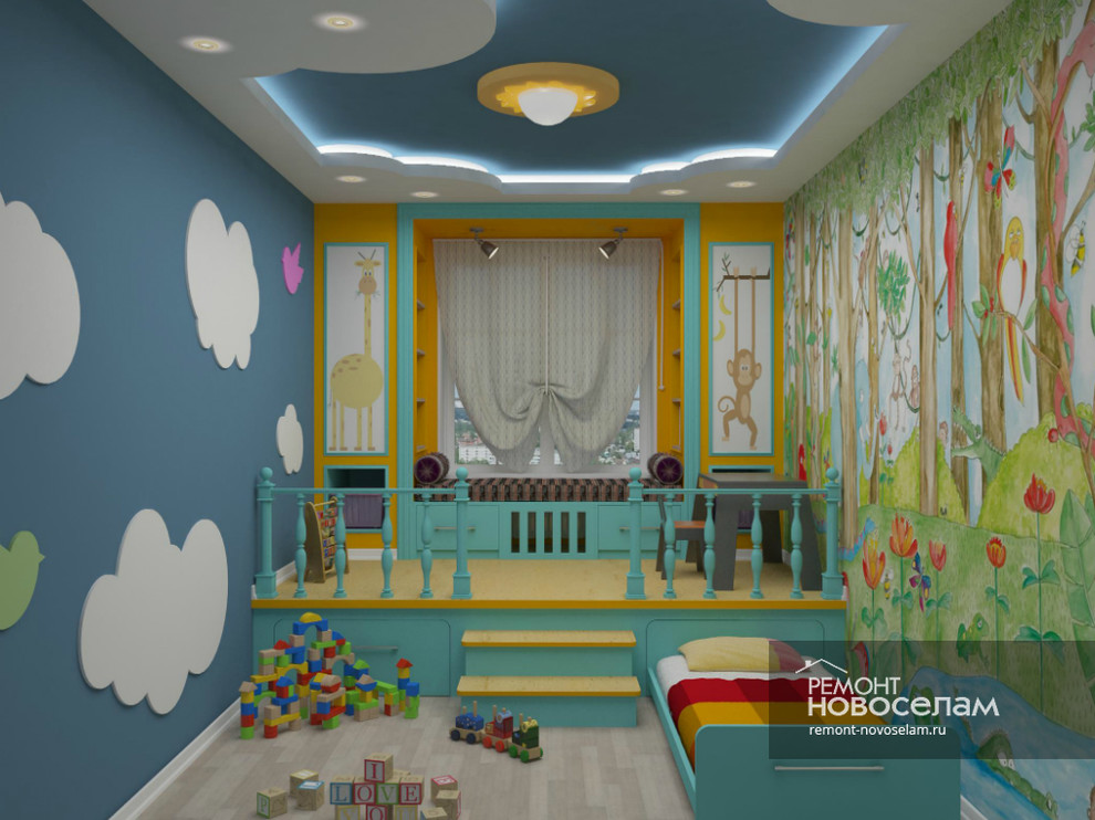 Дизайн проект детской комнаты / Вариант 3