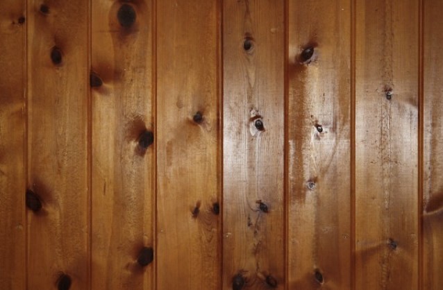 Knotty To Nice Painted Wood Paneling Lightens A Room S Look - Knotty Pine Wall Paneling