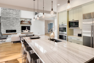 A Wide Open Kitchen in Pistachio Green — #AMerryMishapBlog